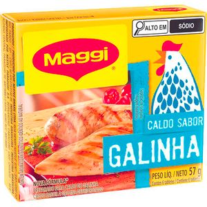 Caldo Maggi Galinha Caixeta com 57g