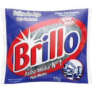 Palha de Aço Brillo Mágica Nº1 Unidade