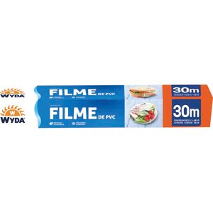 Filme de PVC Wyda 28cm x 30m Rolo