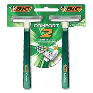 Aparelho de Barbear Bic Comfort Twin - Sensitive Embalagem com 2 unidades