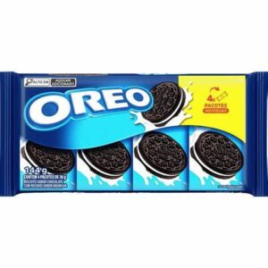 Biscoito Recheado Oreo Baunilha Pack com 4x36g