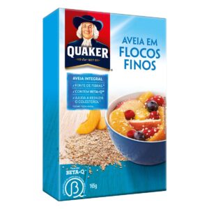 Aveia Quaker Flocos Finos Caixeta com 165g