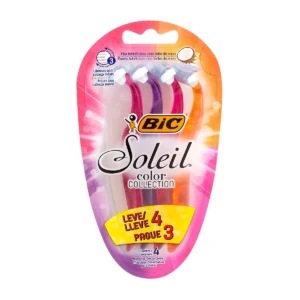Aparelho de Barbear Bic Soleil Embalagem com 4 unidades