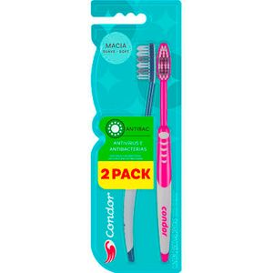 Escova Dental Condor Maxil Blíster com 2 unidades