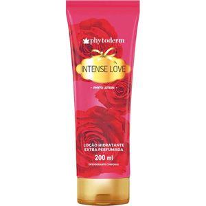 Loção Hidratante Desodorante Phytoderm Intense love Frasco com 200ml