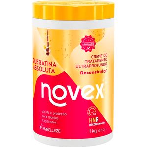 Creme de Tratamento para Cabelo Novex Queratina absoluta Pote com 1kg