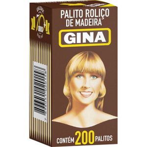 Palito Gina Caixeta com 200 unidades
