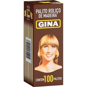 Palito Gina Ref.101 Caixinha com 100 unidades