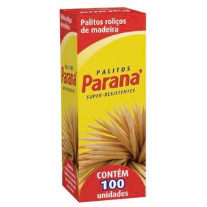 Palito Paraná Caixeta com 100 unidades