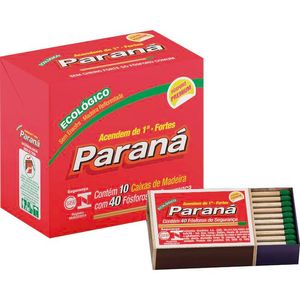 Fósforo Paraná Pacote com 10 unidades