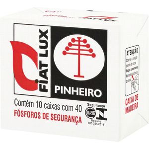 Fósforo Pinheiro Maço com 10 unidades