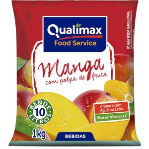 Refresco em Pó Qualimax Manga Pacote com 1kg