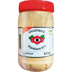 Guaraná em Pó Pantaneiro Tradicional Pote com 100g