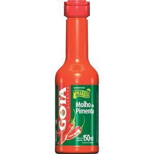 Molho de Pimenta Gota Vermelha Frasco com 150ml