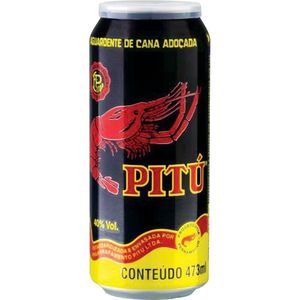 Cachaça Pitú Latão com 473ml