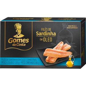 Filé de Sardinha Gomes da Costa Óleo Embalagem com 85g