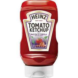 Ketchup Heinz Bacon e cebola Pet com 397g