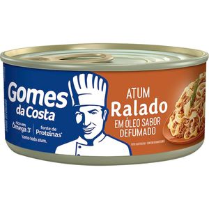 Atum Ralado Gomes da Costa Defumado Lata com 130g