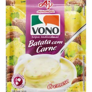 Sopa Vono Batata com Carne Pacote com 18g