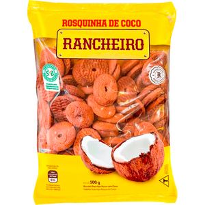 Biscoito Rosquinha Rancheiro Coco Pacote com 500g
