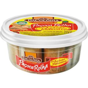 Doce Paçoca de Rolha DaColônia Com Mascavo Pote com 210g