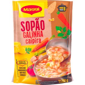 Sopão Maggi Galinha Caipira Pacote com 200g