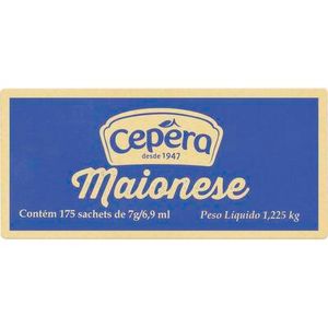Maionese Cepêra Minissachê Caixeta com 175x7g