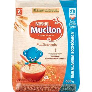 Mucilon Nestlé Multicereais Pacote com 600g