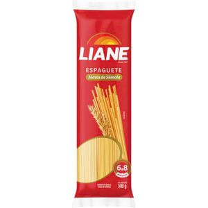 Macarrão de Sêmola Liane Espaguete Pacote com 500g