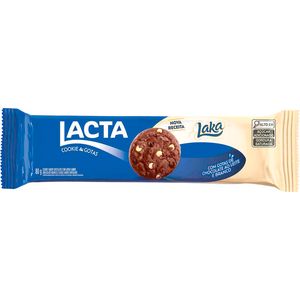 Biscoito Cookies lacta Laka Pacote com 80g