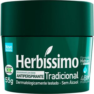 Desodorante em Creme Herbíssimo Tradicional Pote com 55g
