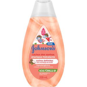 Shampoo Infantil Johnson’s Baby Cabelos Cacheados Frasco com 200ml