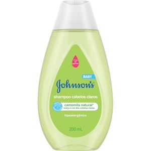 Shampoo Infantil Johnson’s Baby Cabelos Claros Frasco com 200ml