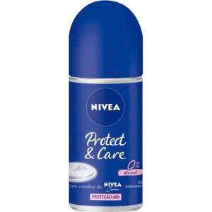 Desodorante Roll-On Nivea Protect & Care Frasco com 50ml