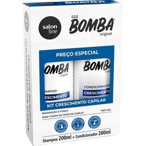 Kit Salon Line Shampoo + Condicionador Bomba